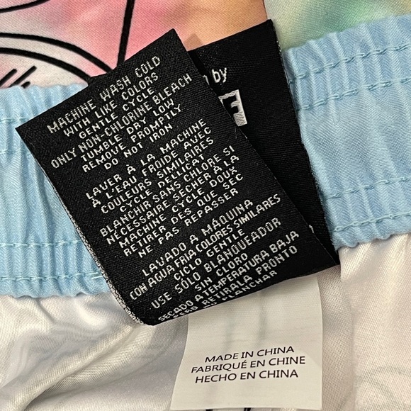 Neff X The Simpsons Homer Tie Dye Swim Shorts Swim Trunks Board Shorts Pool - Picture 5 of 11